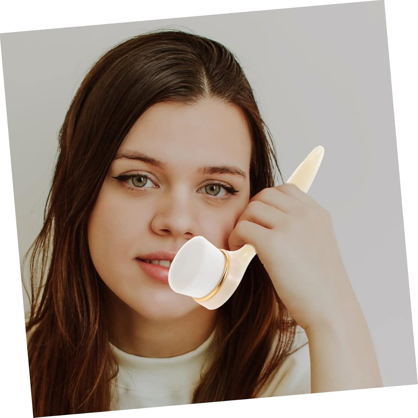 Facial Washing Brush Women Face Cleansing Tool Gentle Massage Exfoliating For