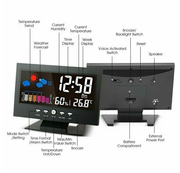 LED Digital Alarm Clock with Snooze, Calendar, - Lifestyle in-room application