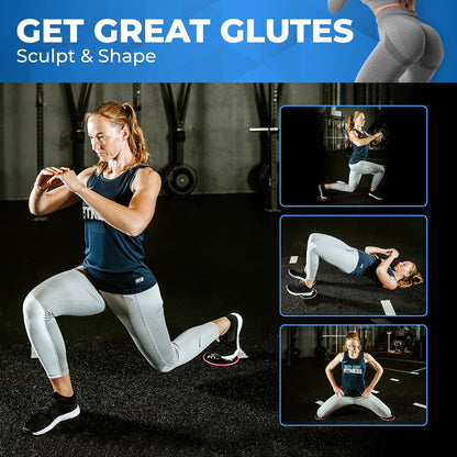 Core Sliders for Working Out Dual Sided Exercise Gliding Discs for Use on All Surfaces, Ultimate Core Trainer, Light and Portable, Gym & Home Total Body Workout Equipment