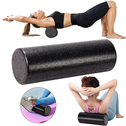 12 Inch Solid Core Back Foam Roller High-Density Foam Massage Roller round Foam Roller for Exercise Massage Muscle Recovery