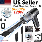 120W Cordless Handheld Mini Vacuum Cleaner with Crevice Attachments