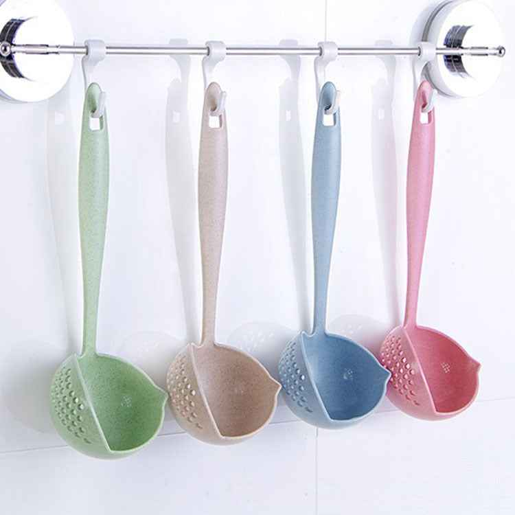 2-in-1 Dual-Use Soup Ladle & Colander Strainer Spoon