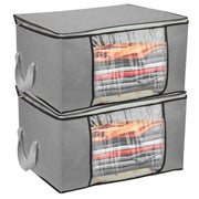 Heavy-Duty 90L Clothes & Bedding Storage Bags (2-Pack)