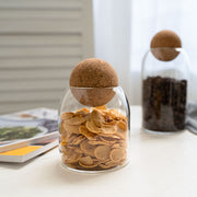 Cork-Lid Glass Storage Jars