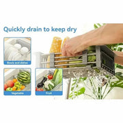 Adjustable In-Sink Dish Drying Rack with Drain Basket - Installation and setup perspective