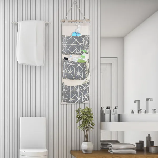 Over-Door Closet Hanging Storage Bag Organizer with - Main product view