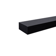 Wall-Mounted Wood Floating Shelves 15.75" with Hanging - Dimensions and specification details