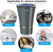 Compact True HEPA Desktop Air Purifier for Home & Office