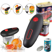 One-Touch Automatic Electric Can Opener & Smooth Edge Jar Opener
