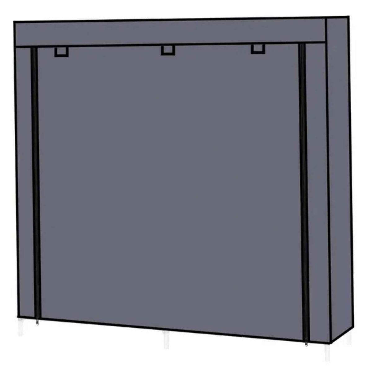 7-Tier Portable Shoe Rack with Dustproof Fabric Cover