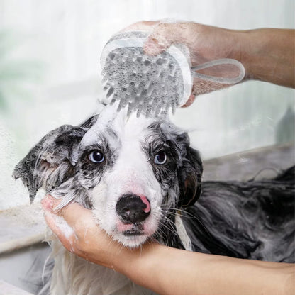 Hair Shampoo Brush with Soft Silicone,Scalp Massager Brush Head,Dandruff Removal,Waterproof Shower Scalp Scrubber