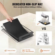 2-Tier Sliding Under-Sink Cabinet Organizer Drawer