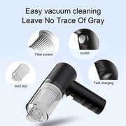 120W Cordless Handheld Mini Vacuum Cleaner with Crevice Attachments