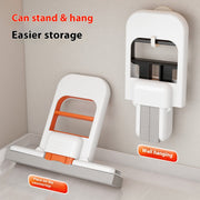 Self-Squeezing Mini Foldable Desktop Sponge Mop - Close-up material and construction