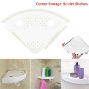Bathroom Wall Corner Shelf Organizer Storage Rack (No Drilling)