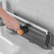 Long-Handle 3-in-1 Floor Scrub Brush with Squeegee - Installation and setup perspective