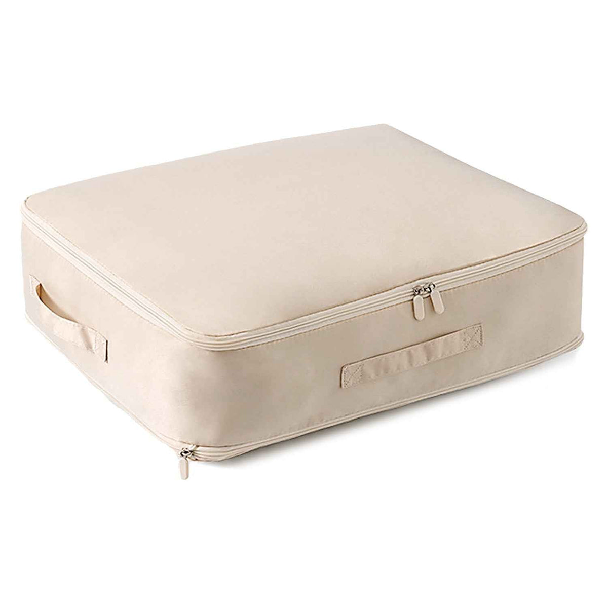 Foldable Large Comforter & Blanket Storage Bag with Dual Zippers