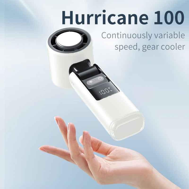 Rechargeable Digital Turbo Handheld Mini Cooling Fan