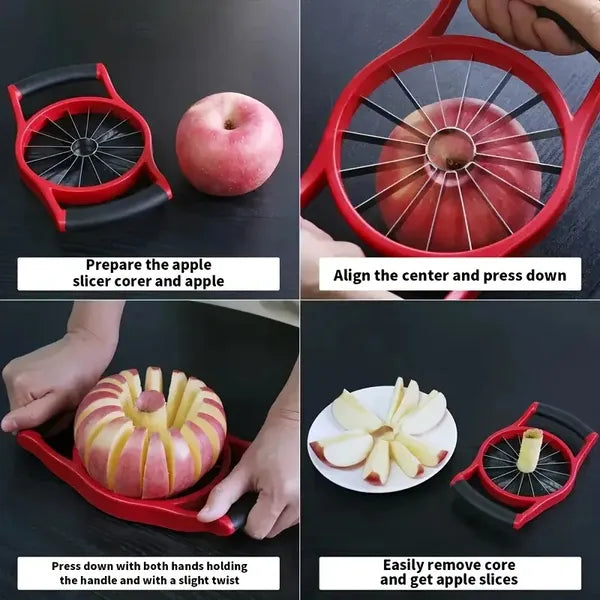 12-Slice Stainless Apple Slicer and Corer