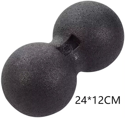 Peanut Fitness Massage Ball Set Yoga Roller Double Lacrosse Mobility Ball for Myofascial Physical Therapy Deep Tissue Massage