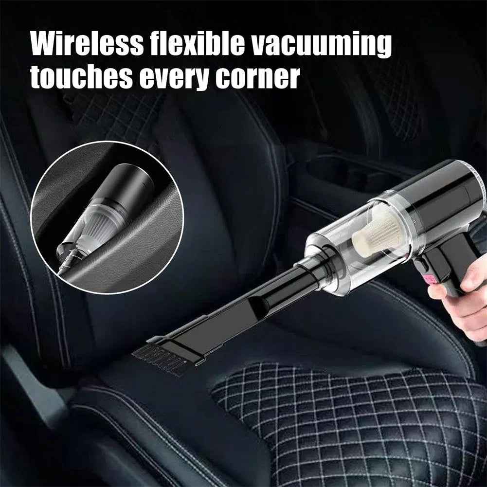 120W Cordless Handheld Mini Vacuum Cleaner with Crevice Attachments