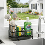 Stainless Steel Kitchen Sink Caddy Sponge Holder with - Lifestyle in-room application