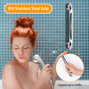 2-Pack Stainless Steel Bath Grab Bars 19.7 in