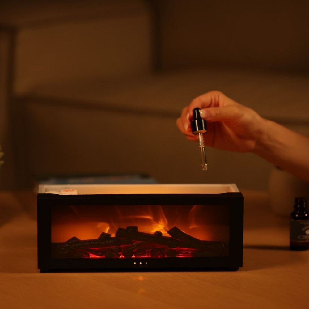 Realistic Flame Effect Fireplace Aromatherapy - Functional features and details