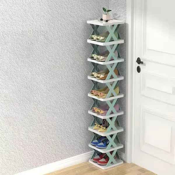9-Tier Narrow Entryway Shoe Rack