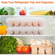 Stackable 18-Egg Refrigerator Storage Holder - Installation and setup perspective