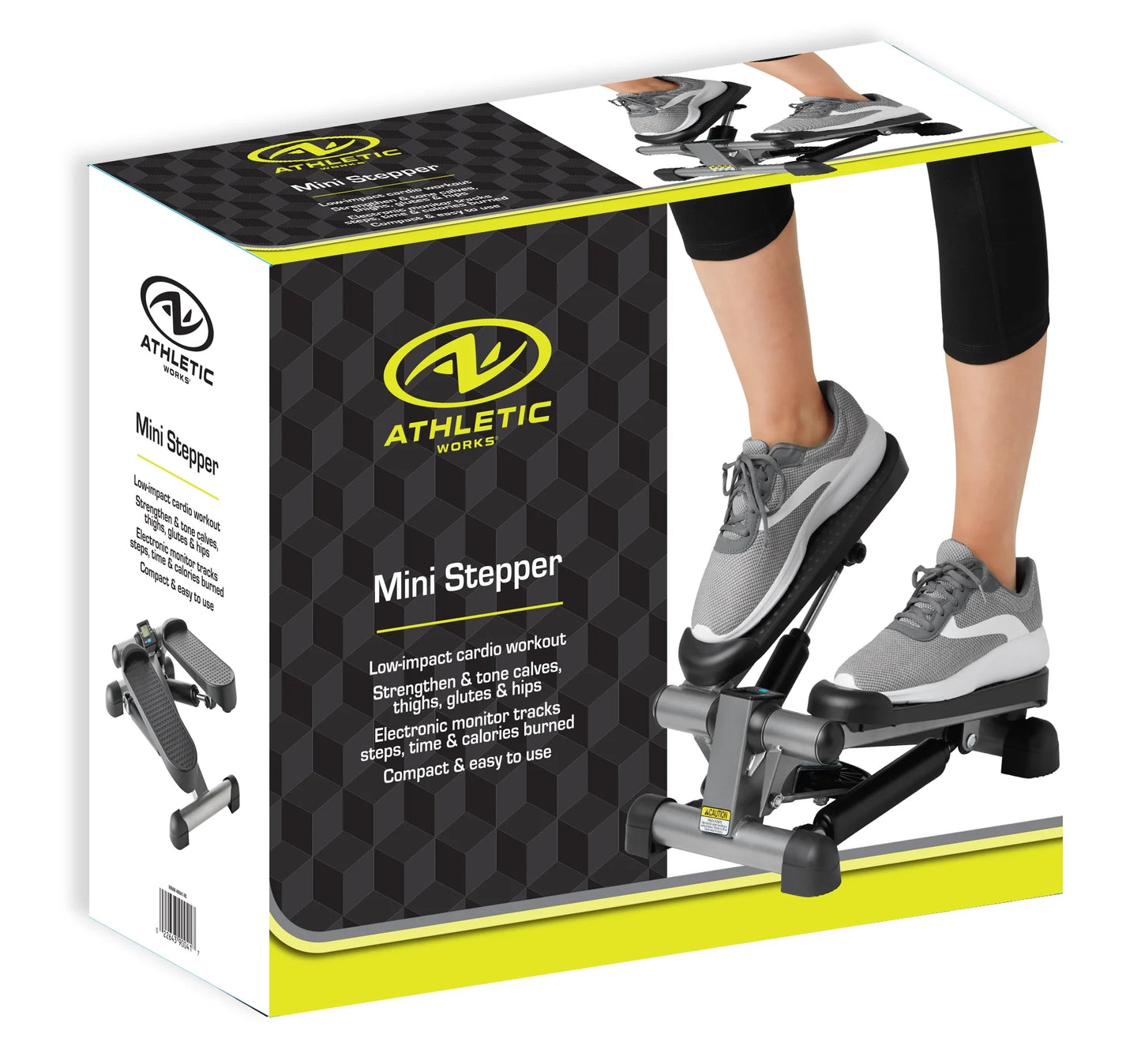 Mini Stepper Machine with Hydraulic Tension Resistance, 14"Lx15"Wx12.5"H