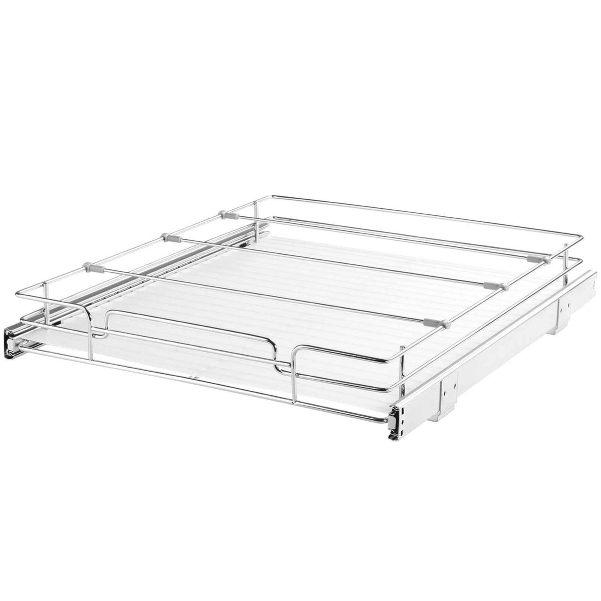 Heavy-Duty Pull-Out Cabinet Organizer Slide-Out Pantry Shelf (14" x 21")
