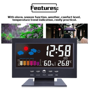 LED Digital Alarm Clock with Snooze, Calendar, - Included accessories and packaging