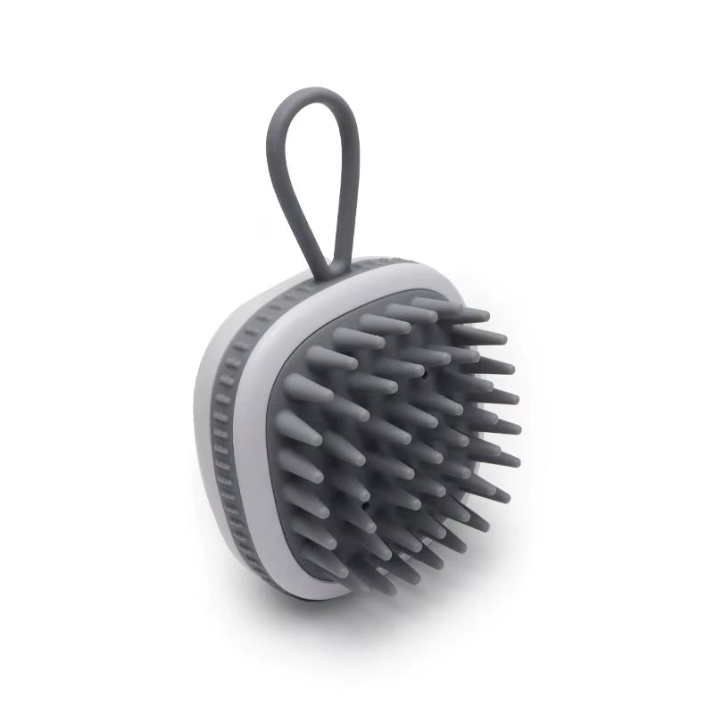 Hair Shampoo Brush with Soft Silicone,Scalp Massager Brush Head,Dandruff Removal,Waterproof Shower Scalp Scrubber