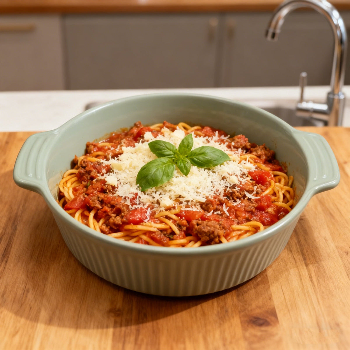 8.5-Inch Green Bakeware Pan