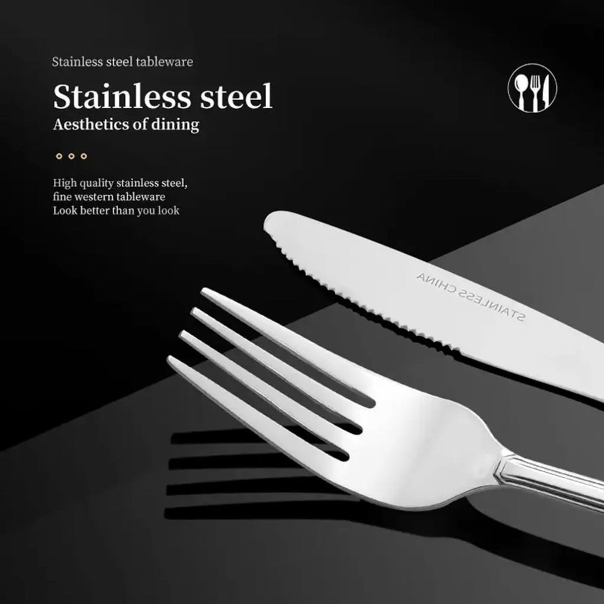 16-Piece Stainless Steel Flatware Set