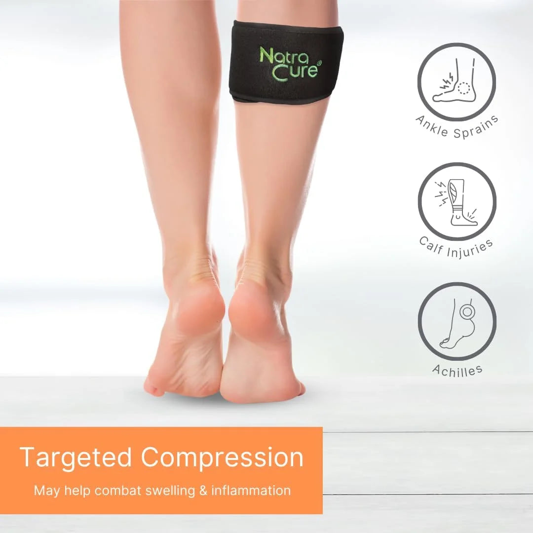 2  Cold Pack Wraps with Straps - Reusable Gel Ice Pack for Injuries and Pain - 2 PK