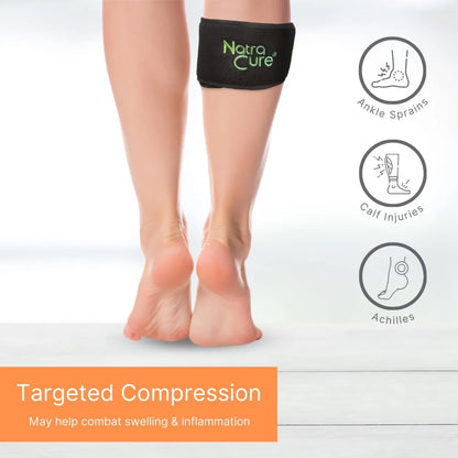 2  Cold Pack Wraps with Straps - Reusable Gel Ice Pack for Injuries and Pain - 2 PK