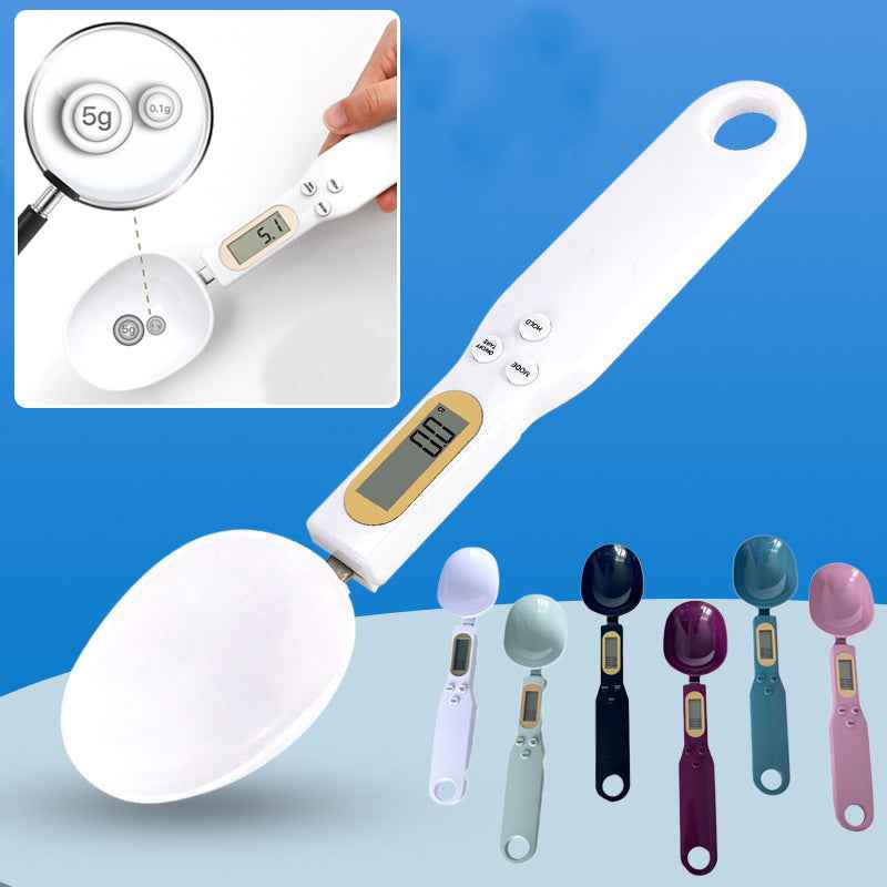 Digital Measuring Spoon Scale with LCD Display for Dry & Liquid Food