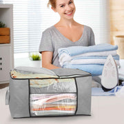 Heavy-Duty 90L Clothes & Bedding Storage Bags (2-Pack)
