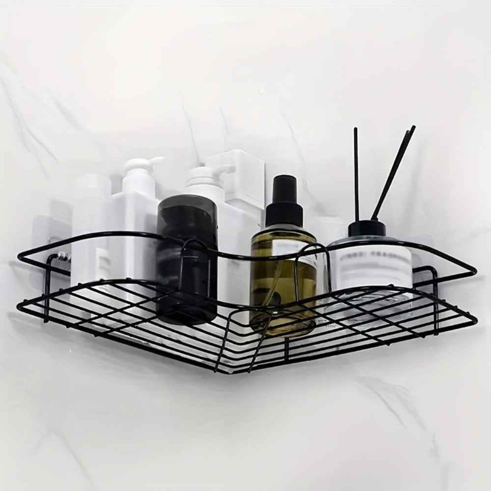 Wall-Mounted Corner Shower Caddy & Bathroom Storage Shelf