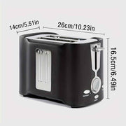 Stainless Steel 2-Slice Extra-Wide Slot Toaster with Crumb Tray