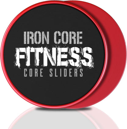 Core Sliders for Working Out Dual Sided Exercise Gliding Discs for Use on All Surfaces, Ultimate Core Trainer, Light and Portable, Gym & Home Total Body Workout Equipment