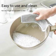 Steel Wire Mesh Dishcloth Scrubber Pads for Pots & Pans (Multi-Pack)