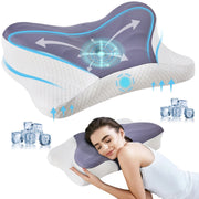 Cooling Dual-Height Cervical Neck Pillow