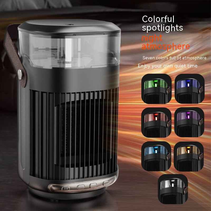 2-in-1 Portable Ceramic Space Heater & Ultrasonic Air Humidifier