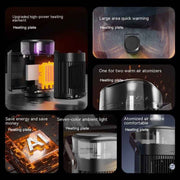 2-in-1 Portable Ceramic Space Heater & Ultrasonic Air Humidifier