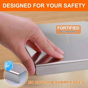 Stainless Steel Kitchen Countertop Cutting Board with Lip