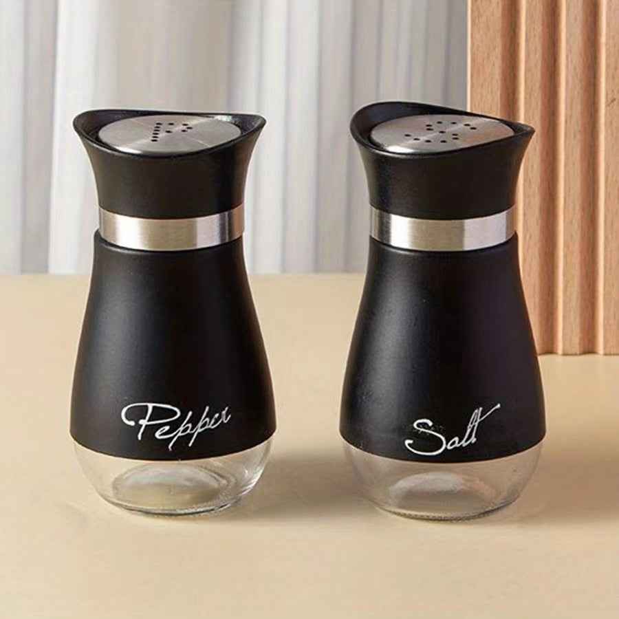 4 oz Salt & Pepper Shaker Set with Adjustable Pour Holes