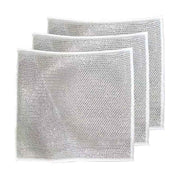 Steel Wire Mesh Dishcloth Scrubber Pads for Pots & Pans (Multi-Pack)